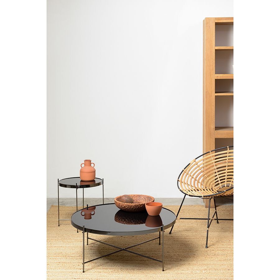 Столик Джосен, D85 см, черный | Replace