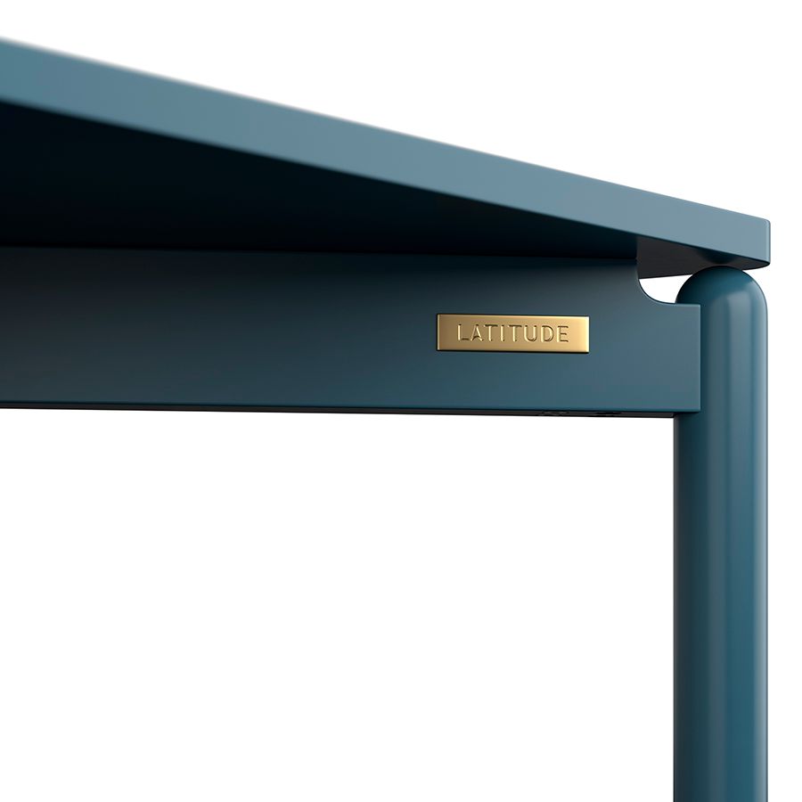 Столик кофейный Сага, 60х60 см, сине-зеленый | Replace