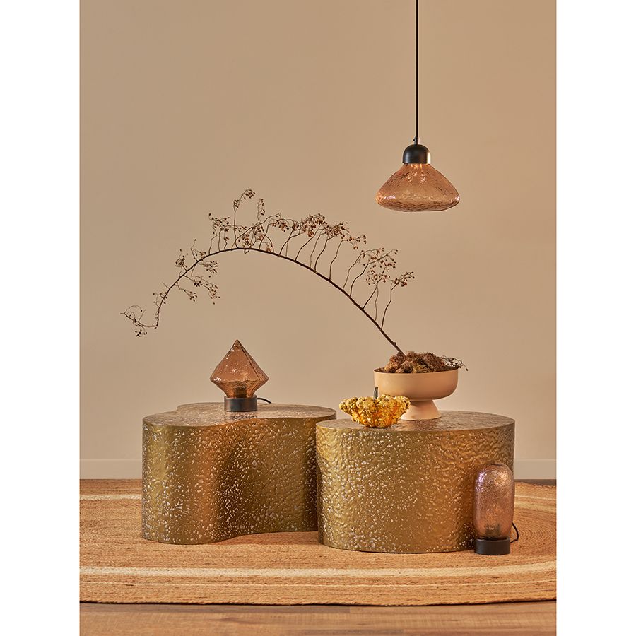 Набор из 2-х столиков Граннис, золотистые | Replace