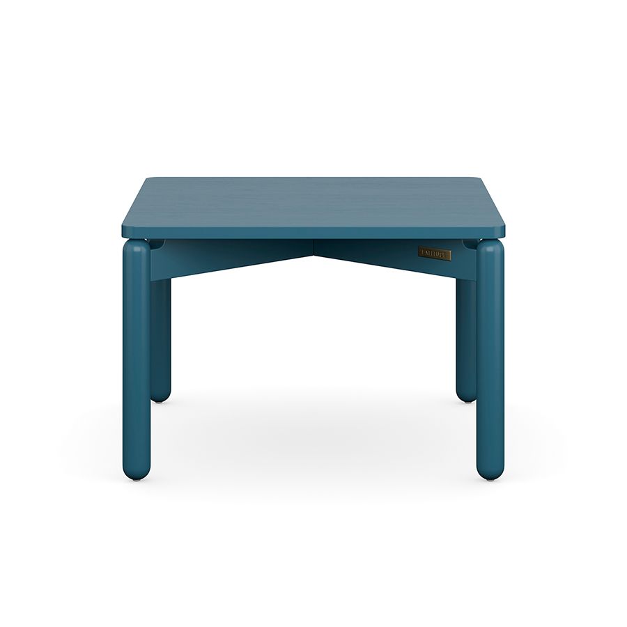 Столик кофейный Сага, 60х60 см, сине-зеленый | Replace