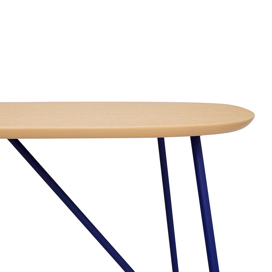 Стол письменный Андер, 142,5х74 см, синий | Replace