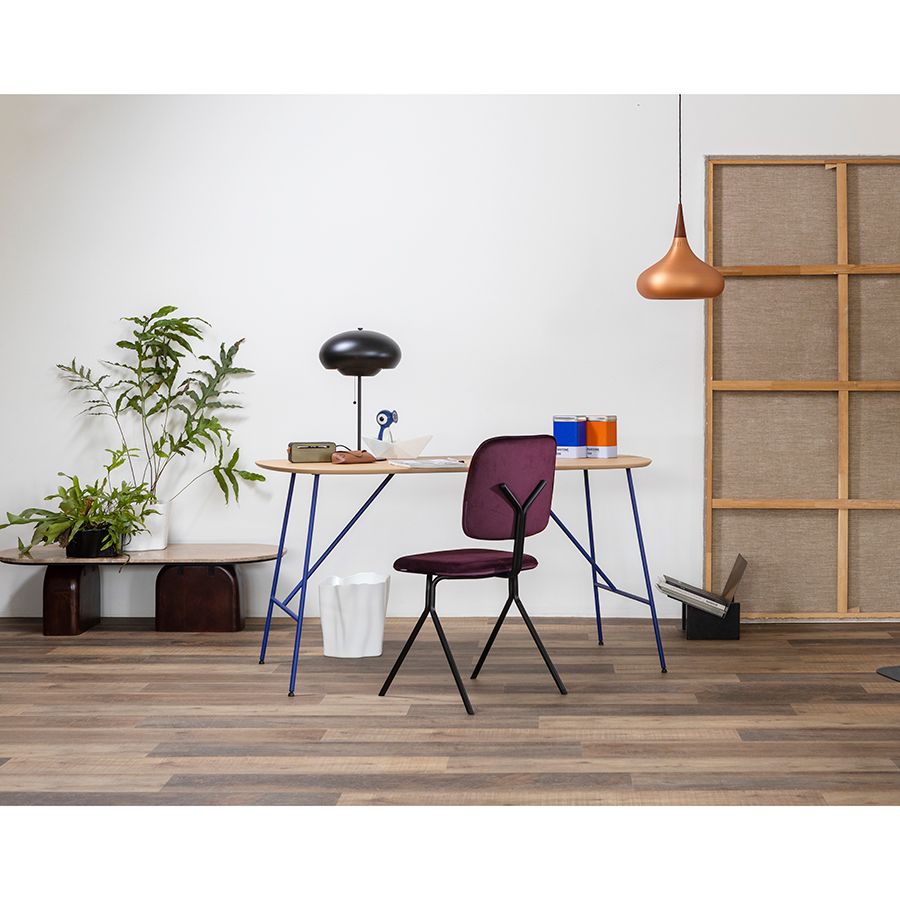 Стол письменный Андер, 142,5х74 см, синий | Replace