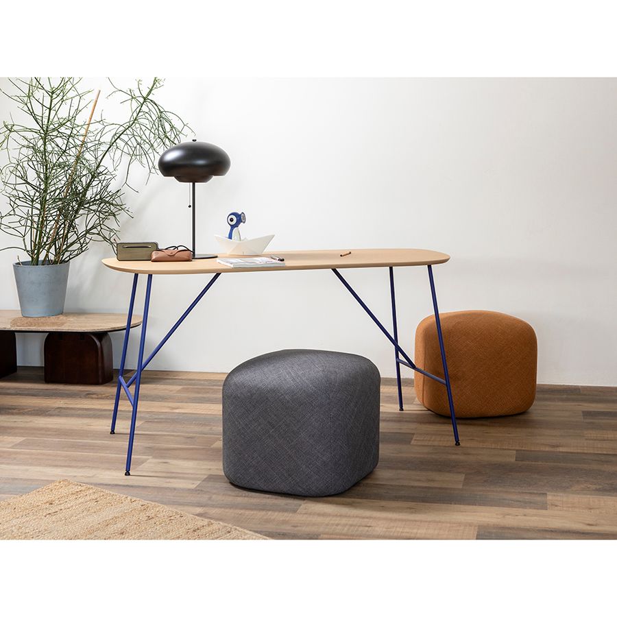 Стол письменный Андер, 142,5х74 см, синий | Replace