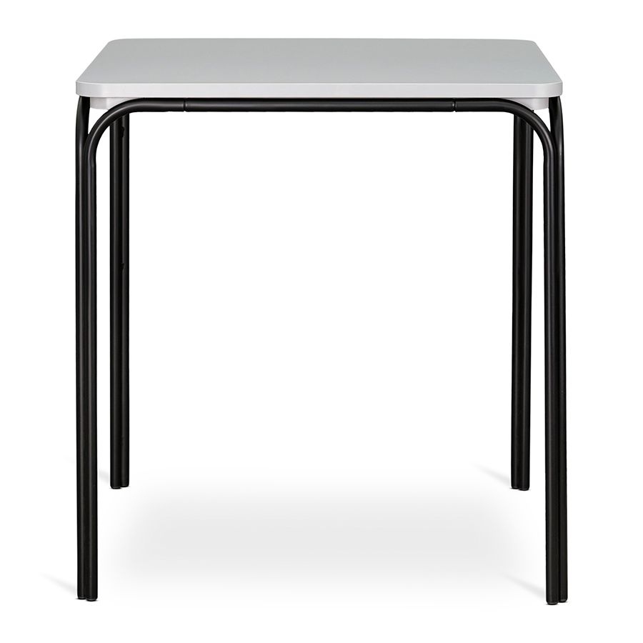 Стол обеденный Рор, 70х70 см, черный/серый | Replace