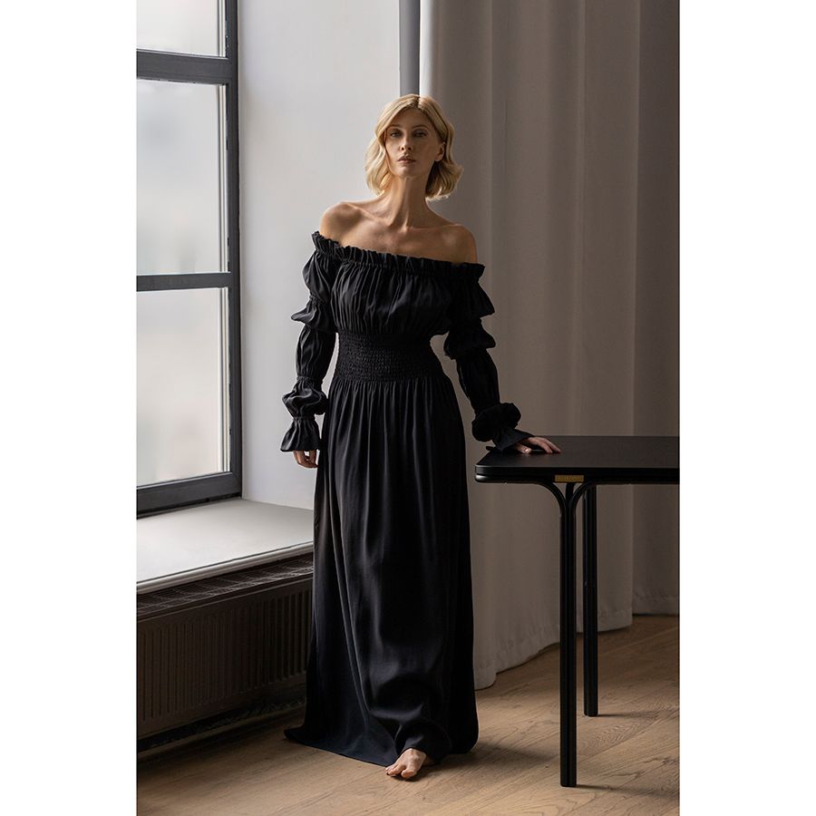 Стол обеденный Рор, 85х120 см, черный | Replace