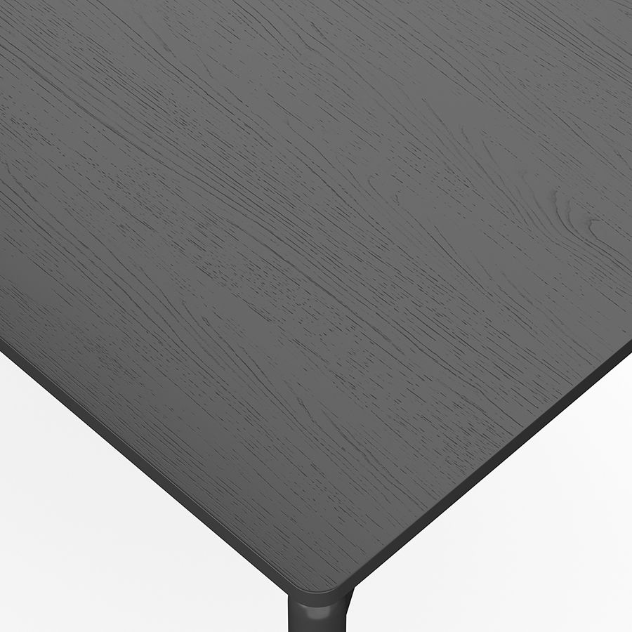 Стол обеденный Сага, 75х150 см, темно-серый | Replace
