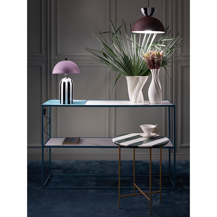 Стол консольный Маен, 120х35х76 см, белый/бирюзовый | Replace