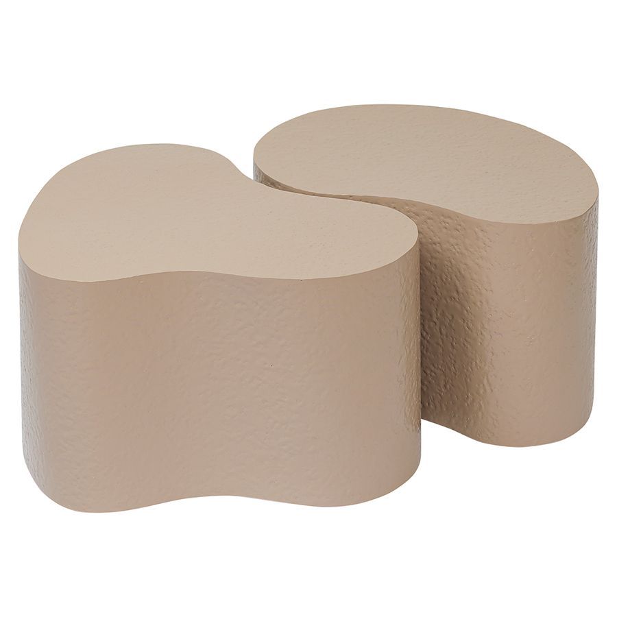 Набор из 2-х столиков Граннис, бежевые | Replace