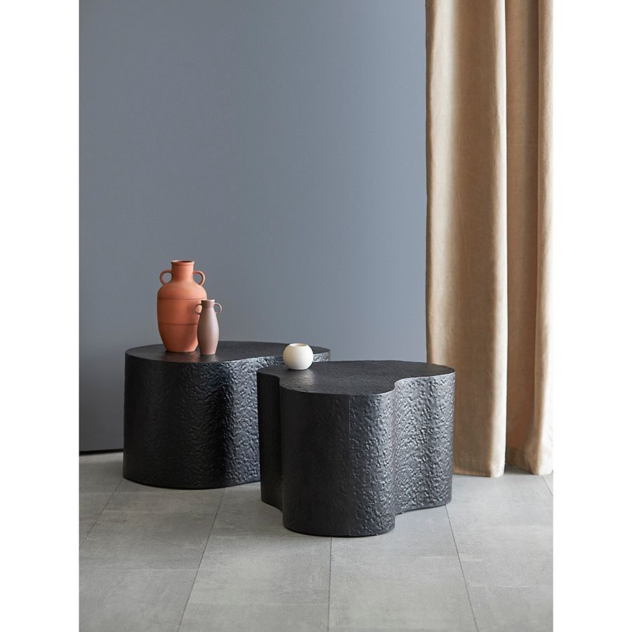 Набор из 2-х столиков Граннис, черные | Replace