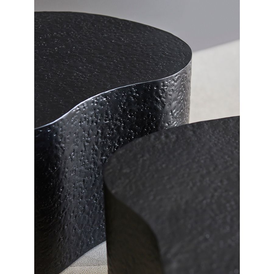 Набор из 2-х столиков Граннис, черные | Replace