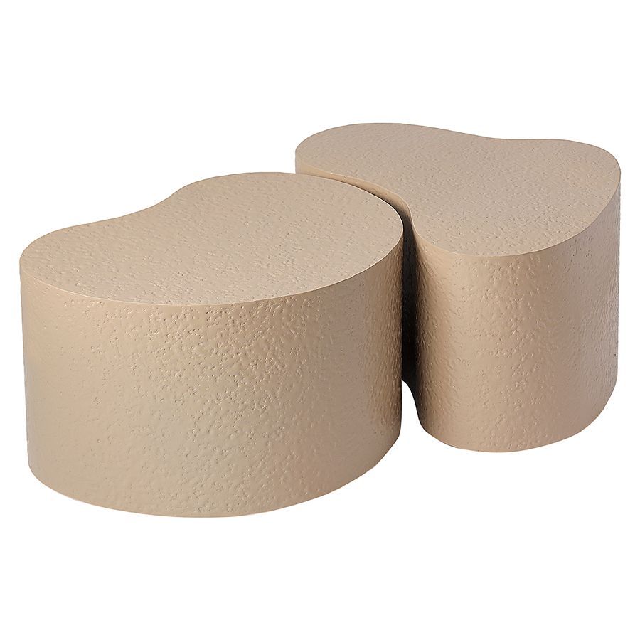 Набор из 2-х столиков Граннис, бежевые | Replace