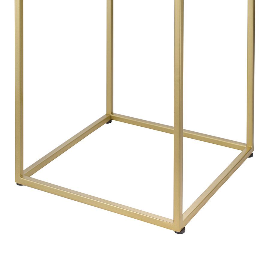 Набор из 2-х столиков Маен голд, белые/золотистые | Replace