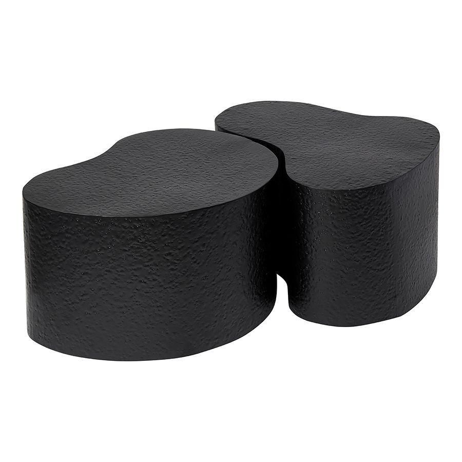 Набор из 2-х столиков Граннис, черные | Replace