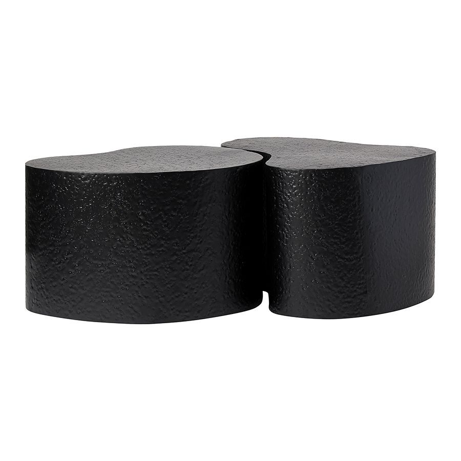 Набор из 2-х столиков Граннис, черные | Replace