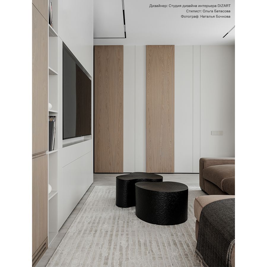 Набор из 2-х столиков Граннис, черные | Replace