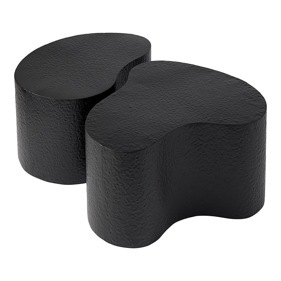 Набор из 2-х столиков Граннис, черные | Replace