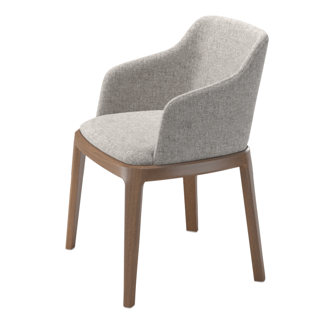 Стул Кан, цвета Дуб антрацит, нептун грей | Replace