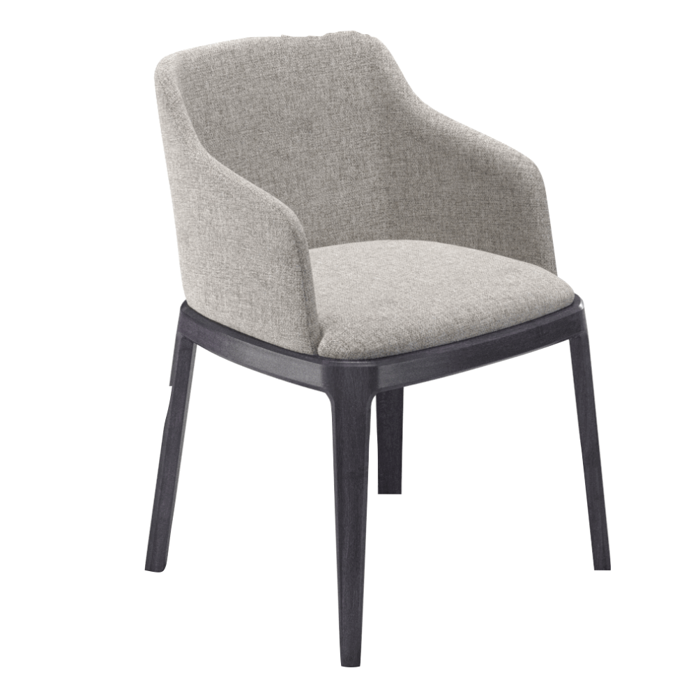 Стул Кан, цвета Дуб антрацит, нептун грей | Replace