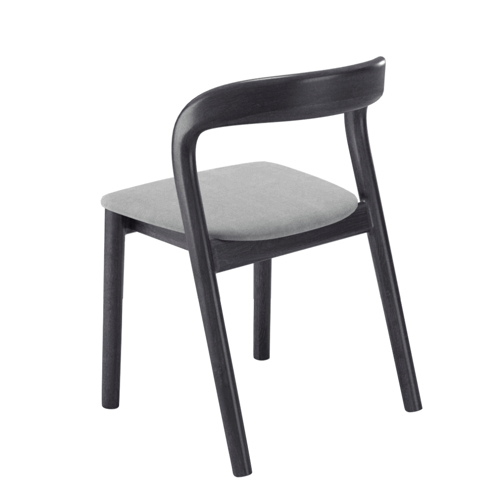 Стул Лионс без подлокотников, дуб антрацит/грета смок | Replace