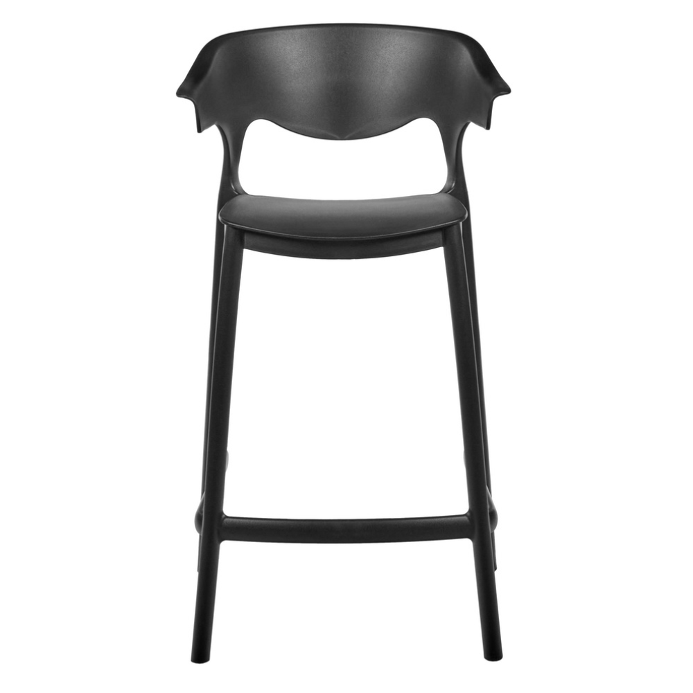 Стул полубарный Форма, чёрный | Replace