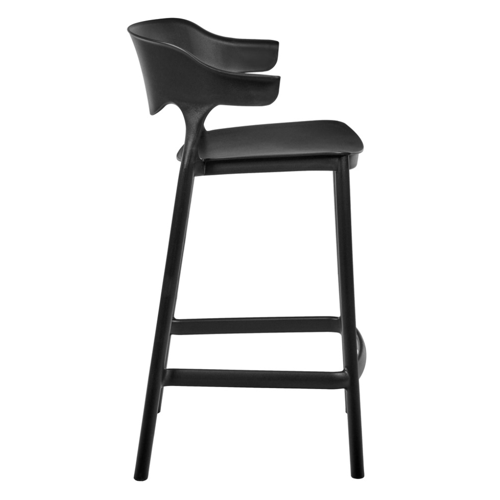 Стул полубарный Форма, чёрный | Replace