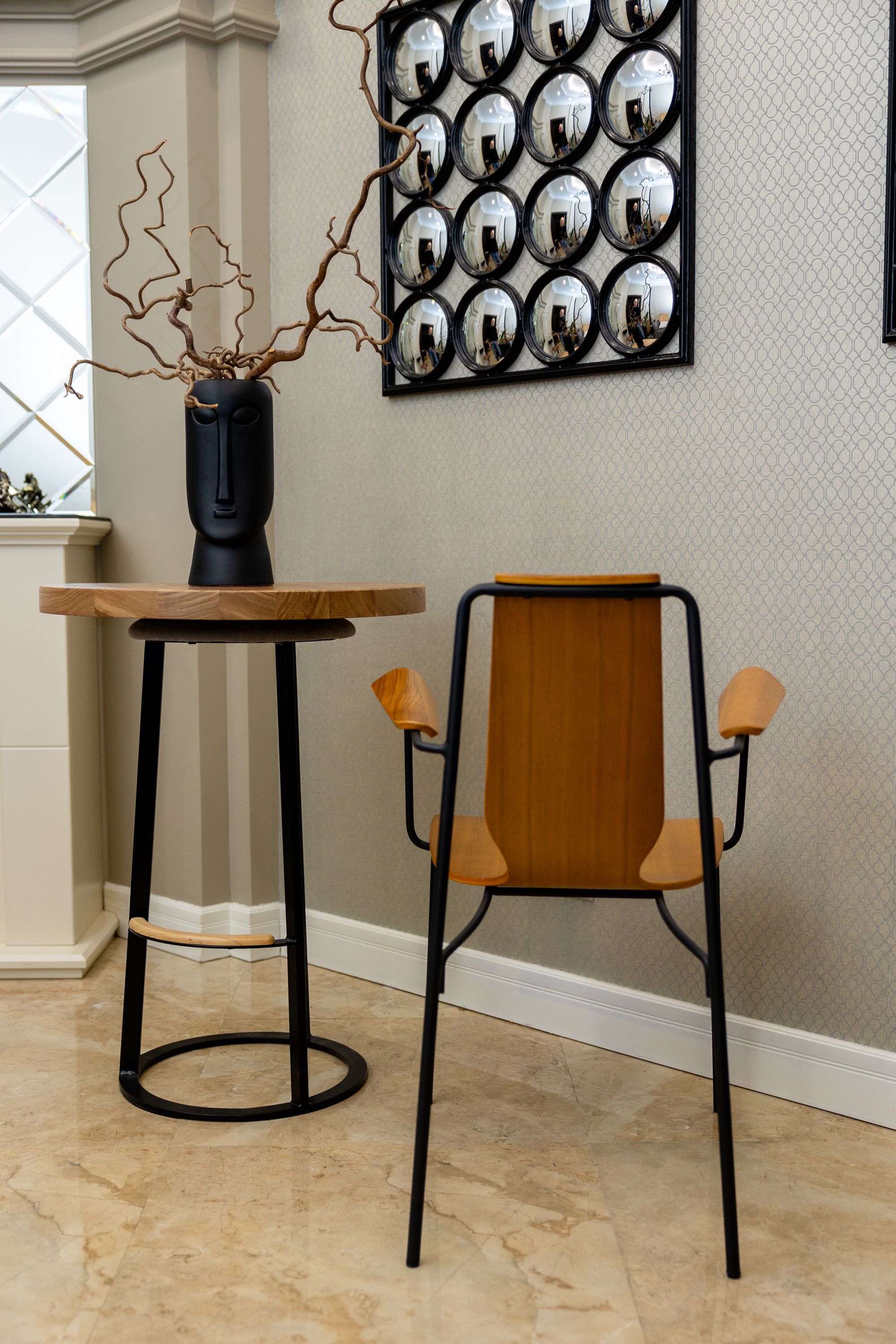 Стул Гастон, коричневого цвета | Replace