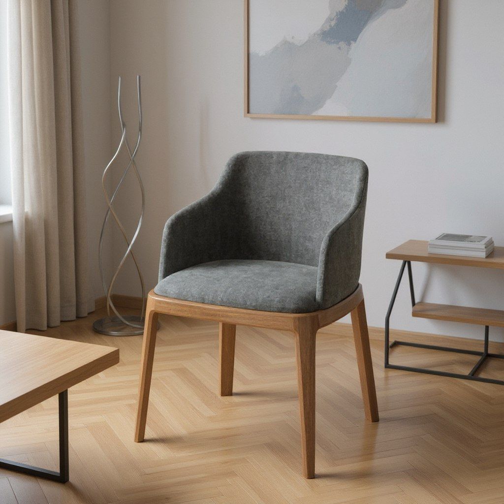 Стул Кан цвета Дуб коньяк, песочный | Replace