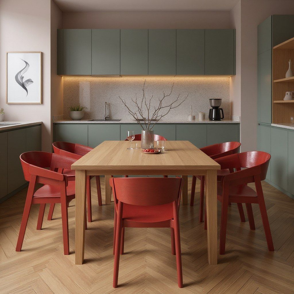 Стул Модус, красного цвета | Replace