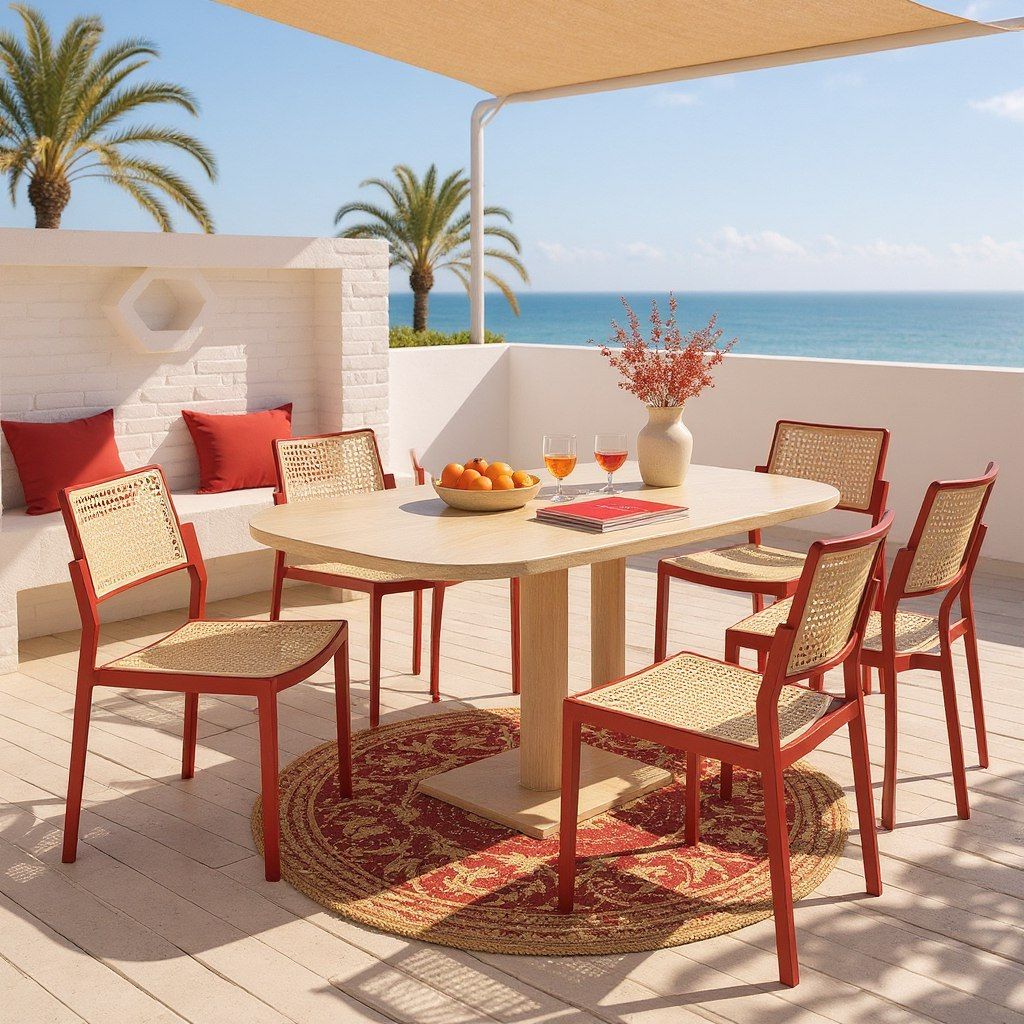 Стул Даниэл, красного цвета | Replace