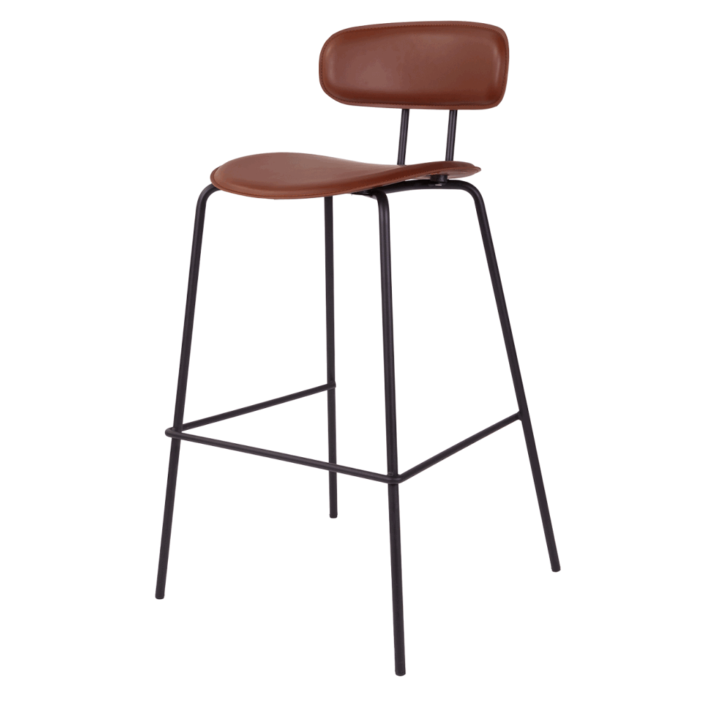 Стул барный Реле, коричневого цвета | Replace